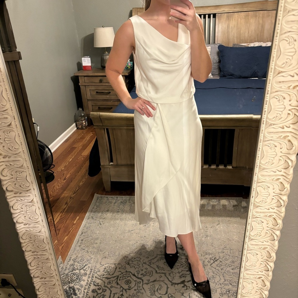 Ivory Midi Bridal Dress